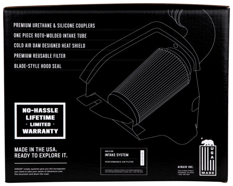 Airaid 03-04 Dodge Cummins 5.9L DSL (exc. 600 Series) CAD Intake System w/o Tube (Dry / Black Media)