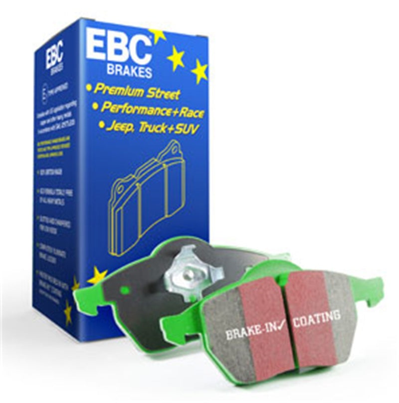 EBC 11+ Lexus CT200h 1.8 Hybrid Greenstuff Rear Brake Pads