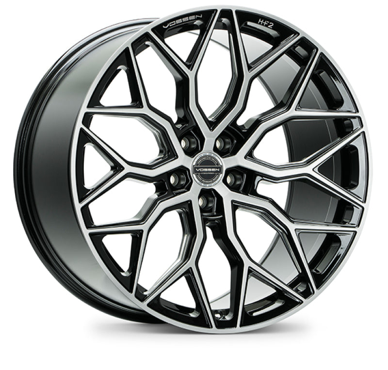 Vossen HF-2 20x9 / 5x120 / ET35 / Flat Face / 72.56 - Brushed Gloss Black