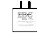 EBC 63-68 Ferrari 330 4 Redstuff Front Brake Pads