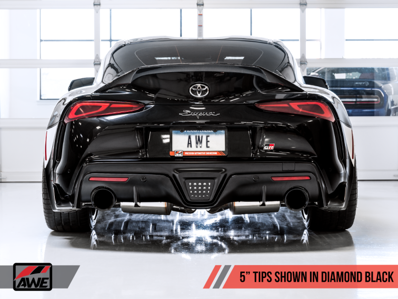 AWE Toyota Supra A90 Non-Resonated Touring Edition Exhaust