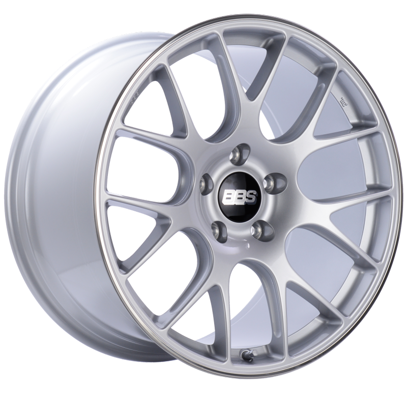 BBS CH-R 20x11.5 5x130 ET65 CB71.6 Brilliant Silver Polished Rim Protector Wheel