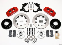 Load image into Gallery viewer, Wilwood Dynapro 6 Front Hub Kit 12.19in Red 55-57 Chevy