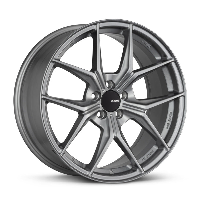 Enkei TSR-X 18x8 35mm Offset 5x114.3 BP 72.6mm Bore Storm Gray Wheel