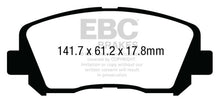 Load image into Gallery viewer, EBC 15+ Chrysler 200 2.4 Greenstuff Front Brake Pads