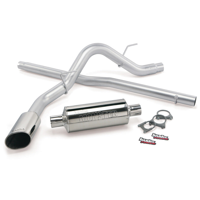 Banks Power 04-08 Ford F-150/Lincoln SCLB/ECMB Monster Exhaust Sys - SS Single Exhaust w/ Chrome Tip