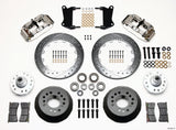 Wilwood Narrow Superlite 6R Front Hub Kit 12.88in Drill-Zinc Pol 67-69 Camaro 64-72 Nova Chevelle