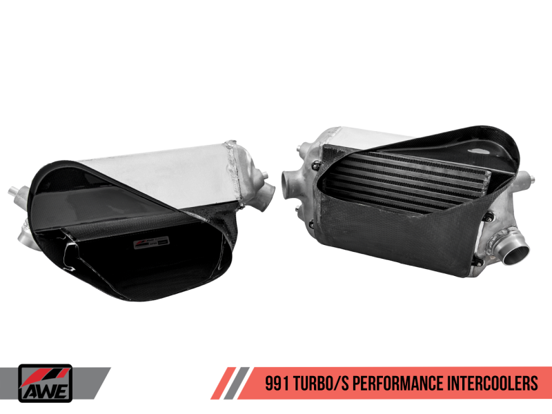 AWE Tuning Porsche 991 Turbo/Turbo S Performance Intercooler Kit