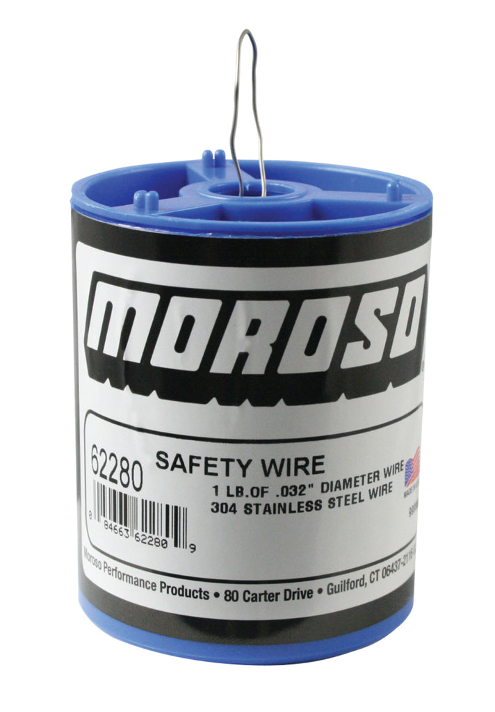 Moroso Safety Wire - Stainless Steel - 1lb Can