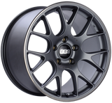 BBS CH-R 19x11 5x130 ET56 CB71.6 Satin Titanium Polished Rim Protector Wheel