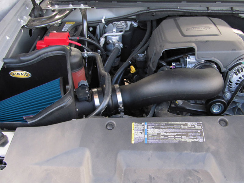 Airaid 09-13 GM Truck/SUV (w/ Elec Fan/excl 11 6.0L) MXP Intake System w/ Tube (Dry / Blue Media)