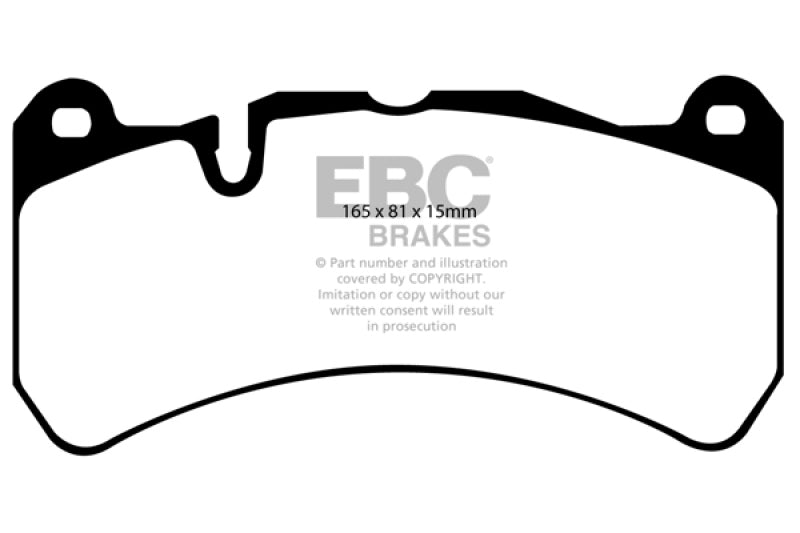 EBC Ferrari F430 Yellowstuff Front Brake Pads