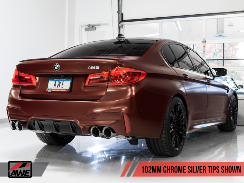 AWE Tuning BMW F90 M5 Catback Exhaust - Track Edition