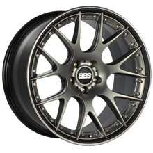 Load image into Gallery viewer, BBS CH-RII 22x10.5 5x112 ET18 / 66.5 CB Satin Platinum Center Black Lip SS Rim Protector Wheel