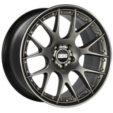 BBS CH-RII 20x9 5x130 ET48 CB71.6 Satin Platinum Center Black Lip Stainless Rim Protector Wheel