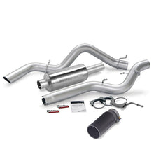 Load image into Gallery viewer, Banks Power 06-07 Chevy 6.6L CCSB Monster Exhaust System - SS Single Exhaust w/ Black Tip