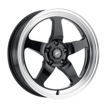 Load image into Gallery viewer, Forgestar D5 18x5.0 / 5x120 BP / ET-23 / 2.125in BS Gloss Black Wheel