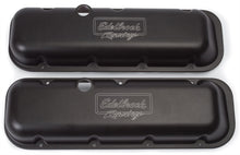 Load image into Gallery viewer, Edelbrock Valve Cover Victor Series Chevrolet 1965 and Later 396-502 V8 Low Black