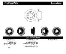 Load image into Gallery viewer, Centric 03-08 Dodge Ram 2500 &amp; 3500 Front Performance Brake Rotor - Cryo treated