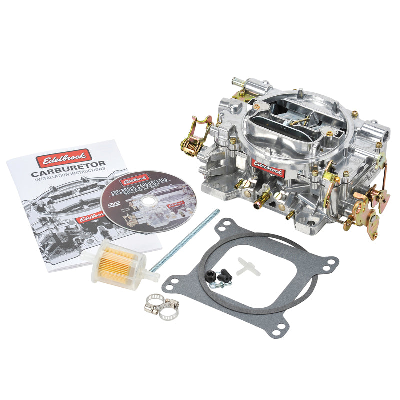 Edelbrock Carburetor Performer Series 4-Barrel 800 CFM Manual Choke Satin Finish