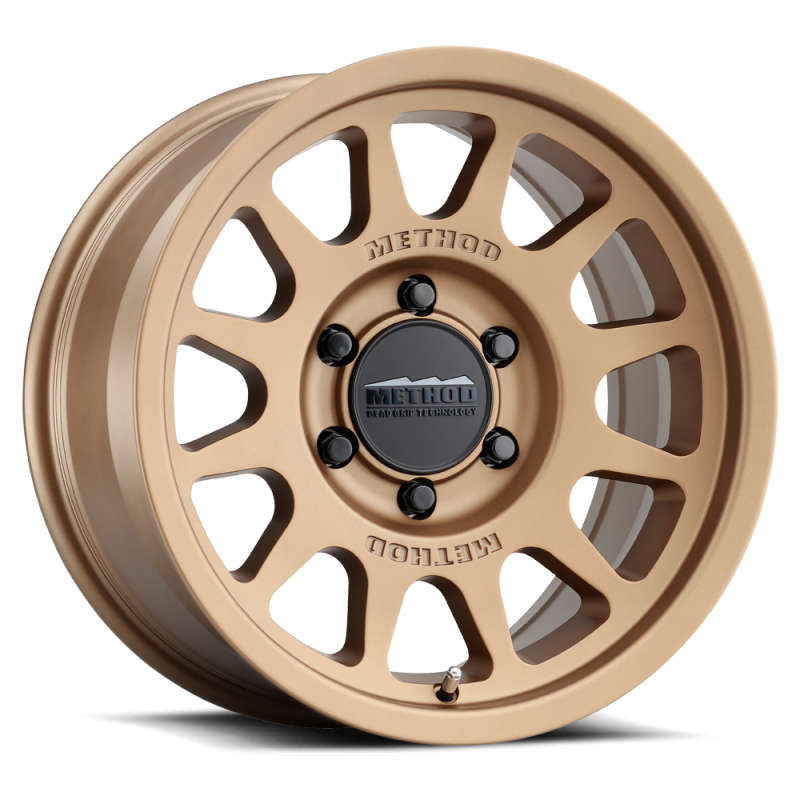 Method MR703 17x8.5 0mm Offset 6x120 67mm CB Method Bronze Wheel