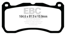 Load image into Gallery viewer, EBC 13-14 Ford Mustang, GT, Boss 302 &amp; GT500 Shelby Redstuff Front Brake Pads