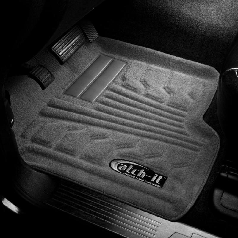 Lund 02-06 Jeep Liberty Catch-It Carpet Front Floor Liner - Grey (2 Pc.)