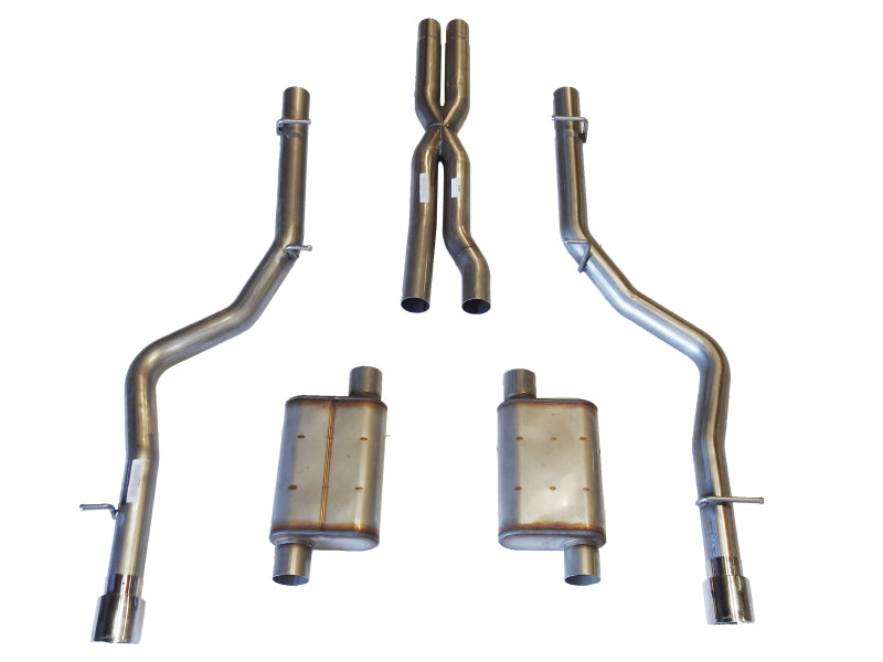 JBA 05-10 Chrysler/Dodge Cars 6.1L 409SS Dual Rear Exit Cat-Back Exhaust