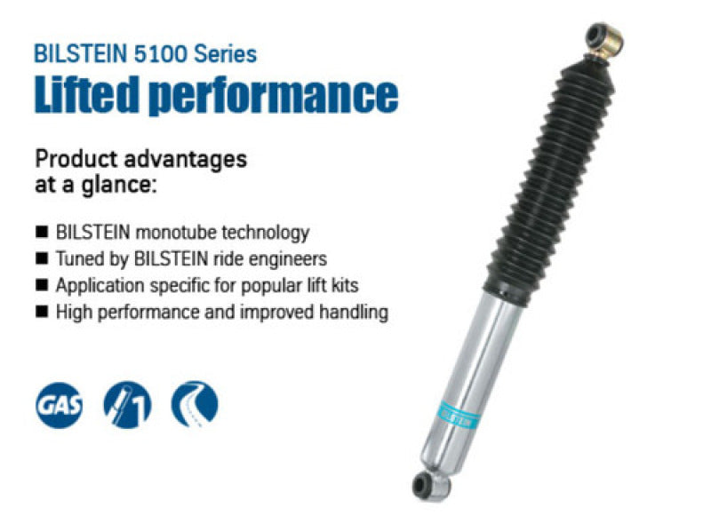 Bilstein B8 5100 Series 2014 Ford F-150 3.5/3.7/5.0/6.2 Front 46mm Monotube Shock Absorber