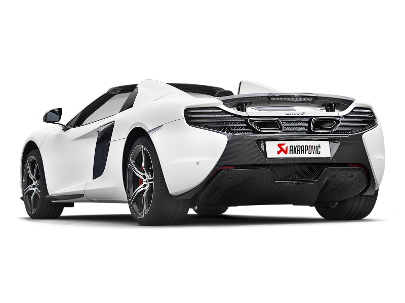 Akrapovic McLaren 650S Slip-On Line (Titanium) w/ Carbon Tips