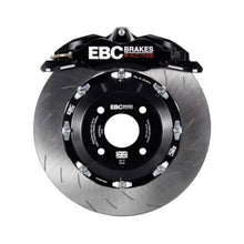 Load image into Gallery viewer, EBC Racing 05-10 Ford Mustang GT Black Apollo-4 Calipers 355mm Rotors Front Big Brake Kit