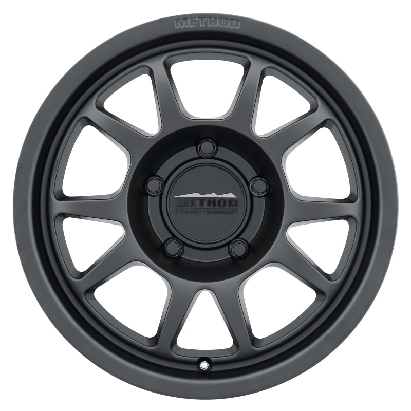 Method MR702 17x7.5 +50mm Offset 5x160 65mm CB Matte Black Wheel