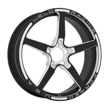 Load image into Gallery viewer, Weld Alumastar 1-Piece 18x6 / 5x4.5 BP / 3.7in. BS Black Wheel