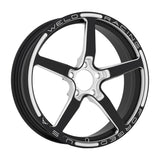 Weld Alumastar 1-Piece 18x6 / 5x4.5 BP / 3.7in. BS Black Wheel