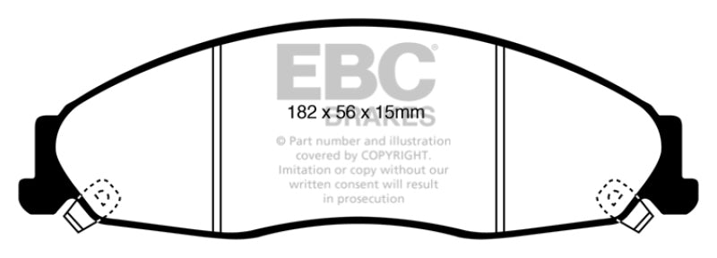 EBC 05-08 Pontiac Grand Prix 5.3 Greenstuff Front Brake Pads