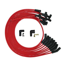 Load image into Gallery viewer, Moroso SB Ford 351W 135 Deg Plug Boots HEI Ultra Spark Plug Wire Set - Red