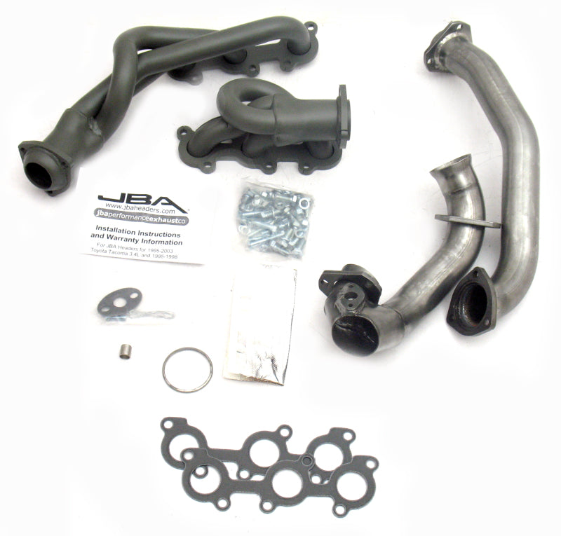 JBA 01-04 Toyota 3.4L V6 w/o EGR 1-1/2in Primary Ti Ctd Cat4Ward Header