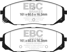 Load image into Gallery viewer, EBC 2015+ Kia Sedona 3.3L Yellowstuff Front Brake Pads