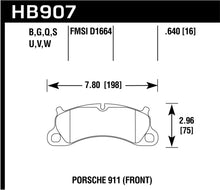 Load image into Gallery viewer, Hawk 2016 Porsche 911 Carrera S HPS 5.0 Front Brake Pads