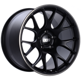 BBS CH-R 20x12 CL ET44 CB84 Satin Black Polished Rim Protector Wheel