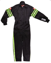 Load image into Gallery viewer, RaceQuip Green Trim SFI-1 JR. Suit - KLarge