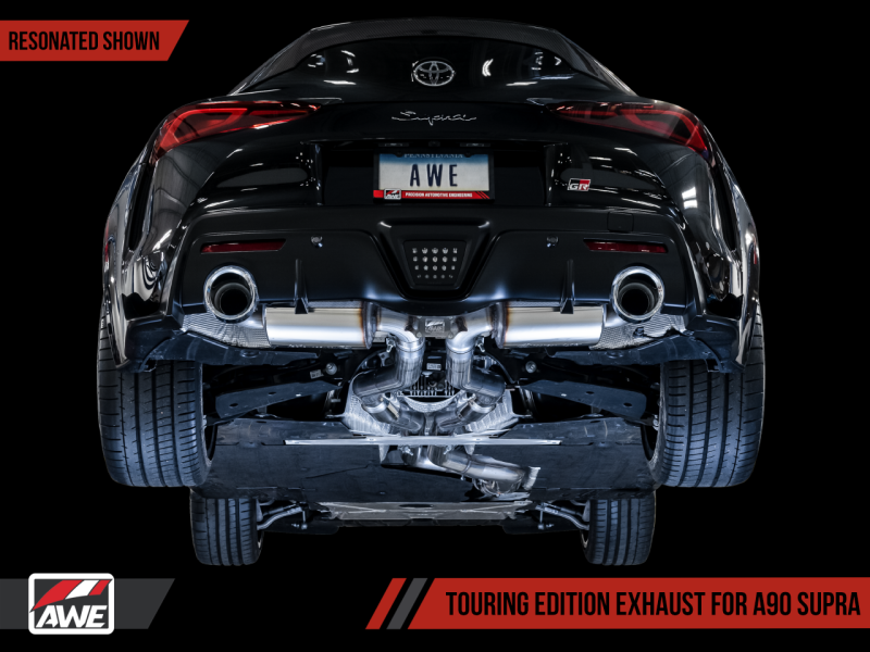 AWE Toyota Supra A90 Resonated Touring Edition Exhaust