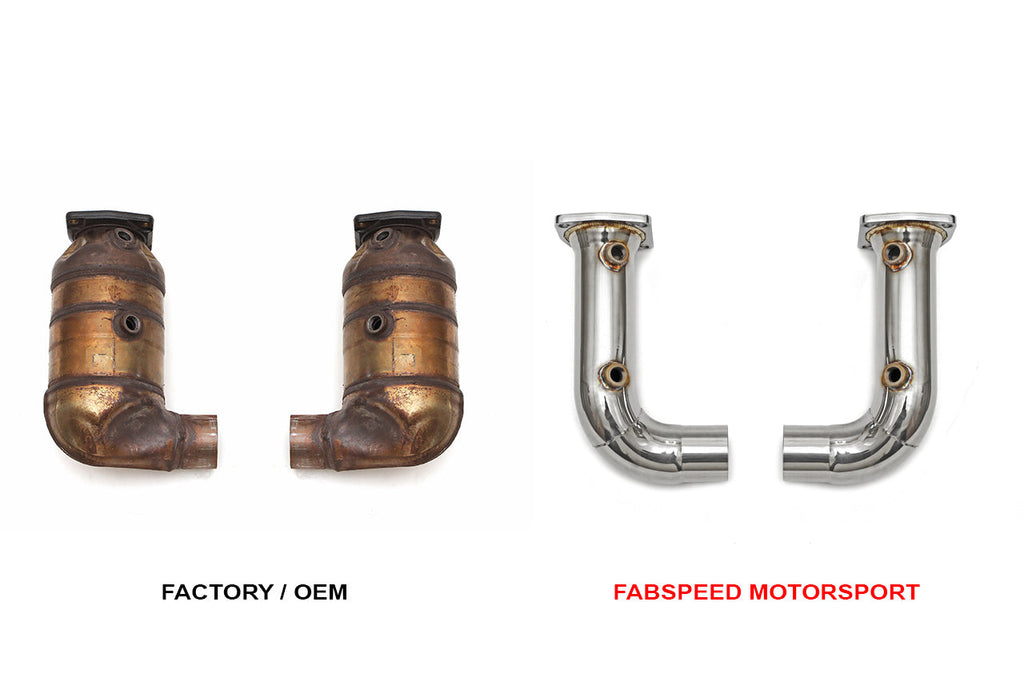 Fabspeed Porsche 991 Turbo / Turbo S Competition Link Pipes (2013-2016)