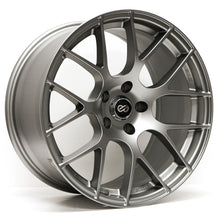 Load image into Gallery viewer, Enkei Raijin 18x8 45mm Offset 5x114.3 Bolt Pattern 72.6 Bore Dia Titanium Gray Wheel *Min Qty 60*