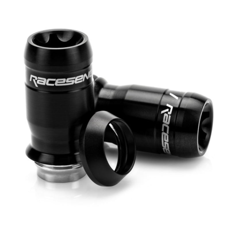 Raceseng TNR-1 Titanium Lug Nut Set - M12x1.5mm / R14 Floating Seat - Brushed Black