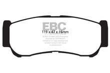 Load image into Gallery viewer, EBC 07-09 Hyundai Santa Fe 2.7 Yellowstuff Rear Brake Pads