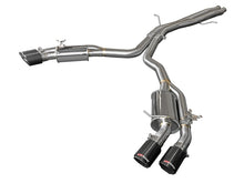 Load image into Gallery viewer, aFe 18-20 Audi RS5 Coupe MACH Force-Xp Axle-Back Exhaust System-Quad Carbon Tips