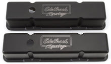 Load image into Gallery viewer, Edelbrock Valve Cover Victor Series Chevrolet 1959-1986 262-400 CI V8 Tall Black