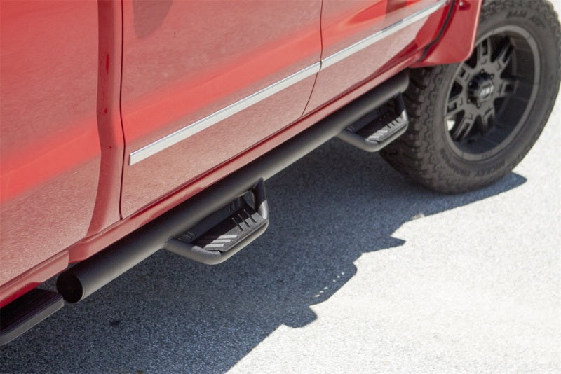 Lund 99-16 Ford F-250 Super Duty Crewcab Terrain HX Step Extreme Nerf Bars - Black