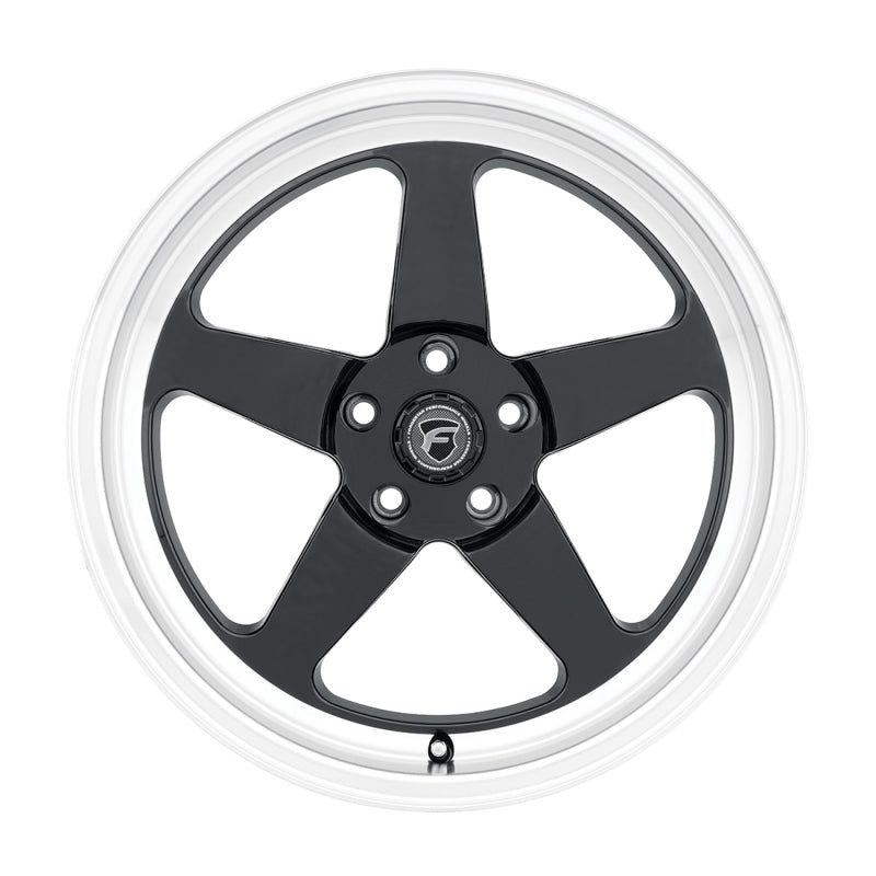 Forgestar D5 18x5.0 / 5x120 BP / ET-23 / 2.125in BS Gloss Black Wheel